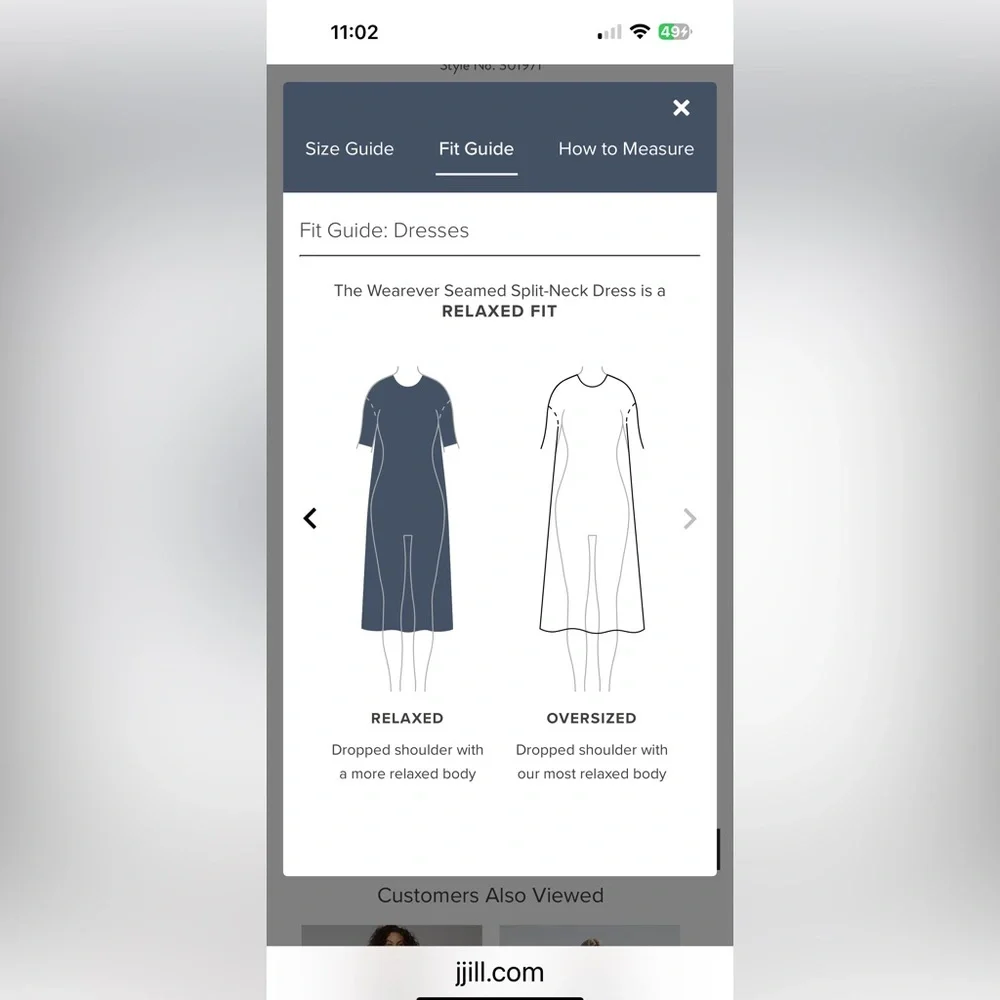 J.Jill Wearever Seamed Split-Neck Dress in black Tossed Dots Size XLP NWOT - Picture 14 of 16